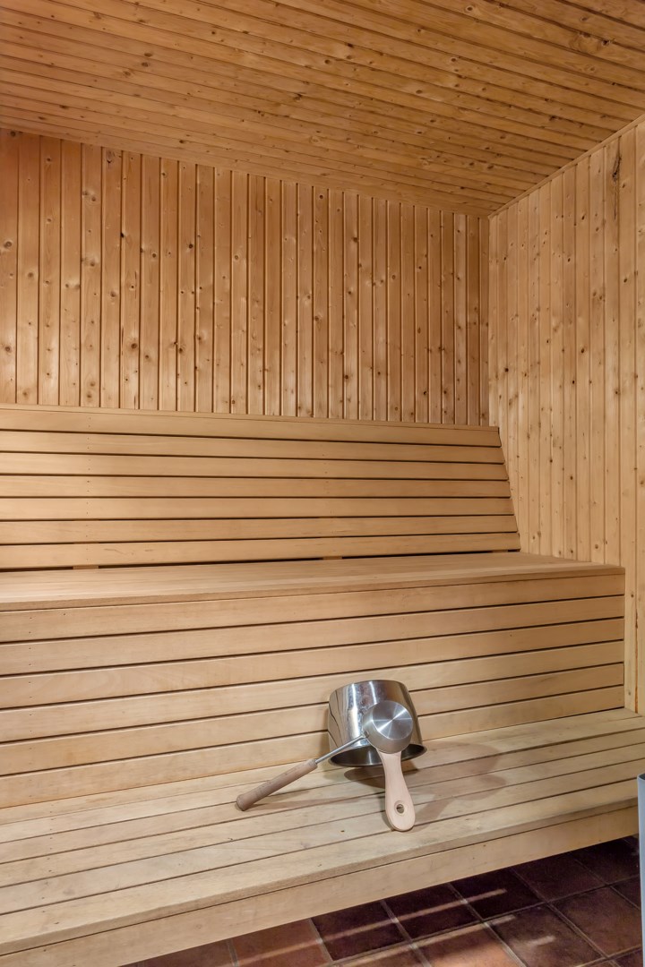 Bastu och relax i föreningens källare