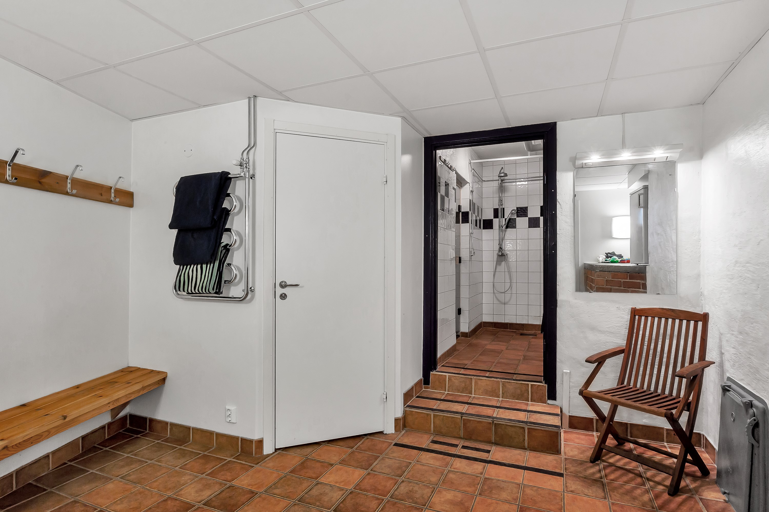 Bastu och relax i föreningens källare