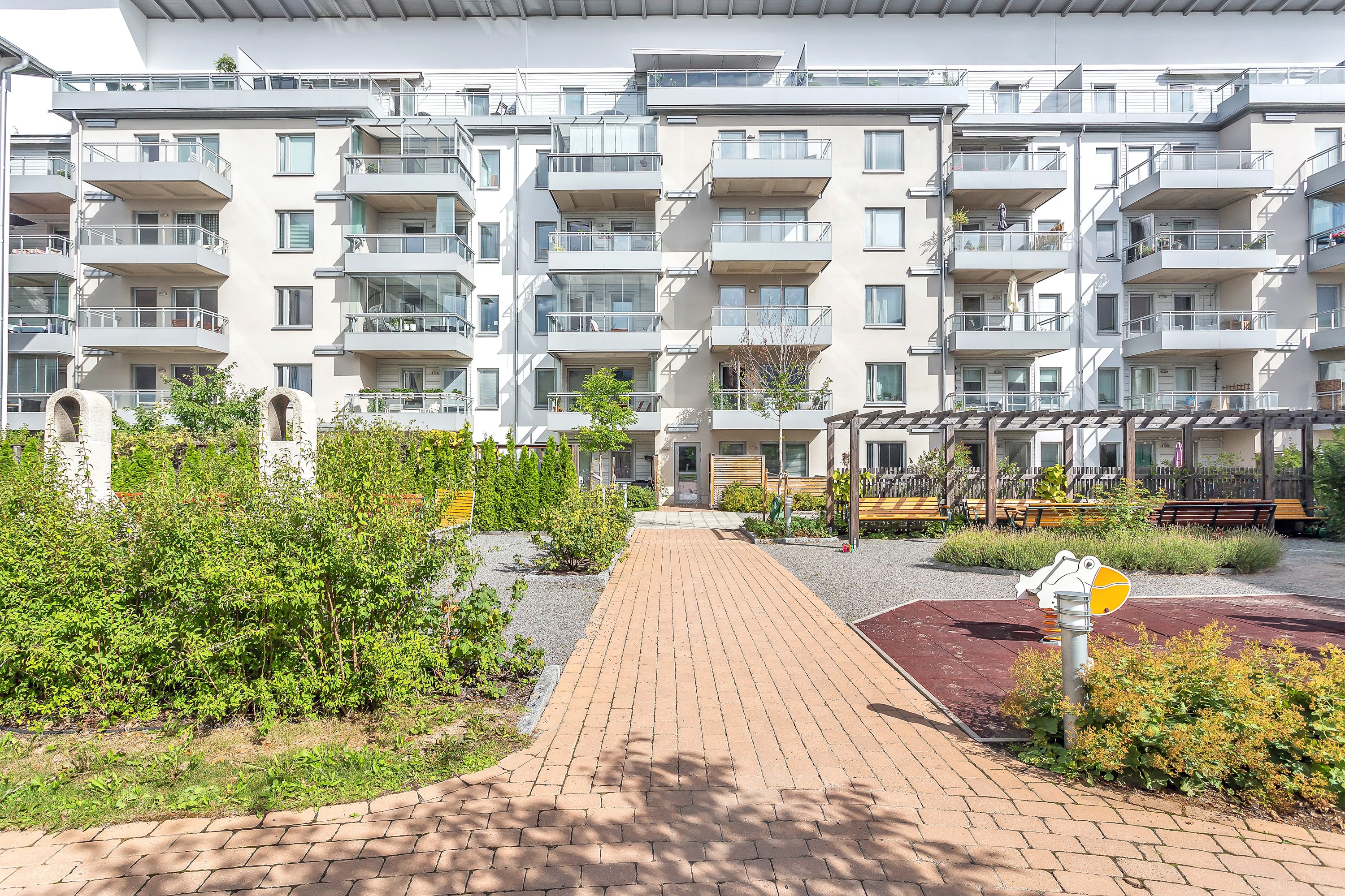 Bostadsbild från Pelargatan 12, Kommande i Luthagen, Uppsala