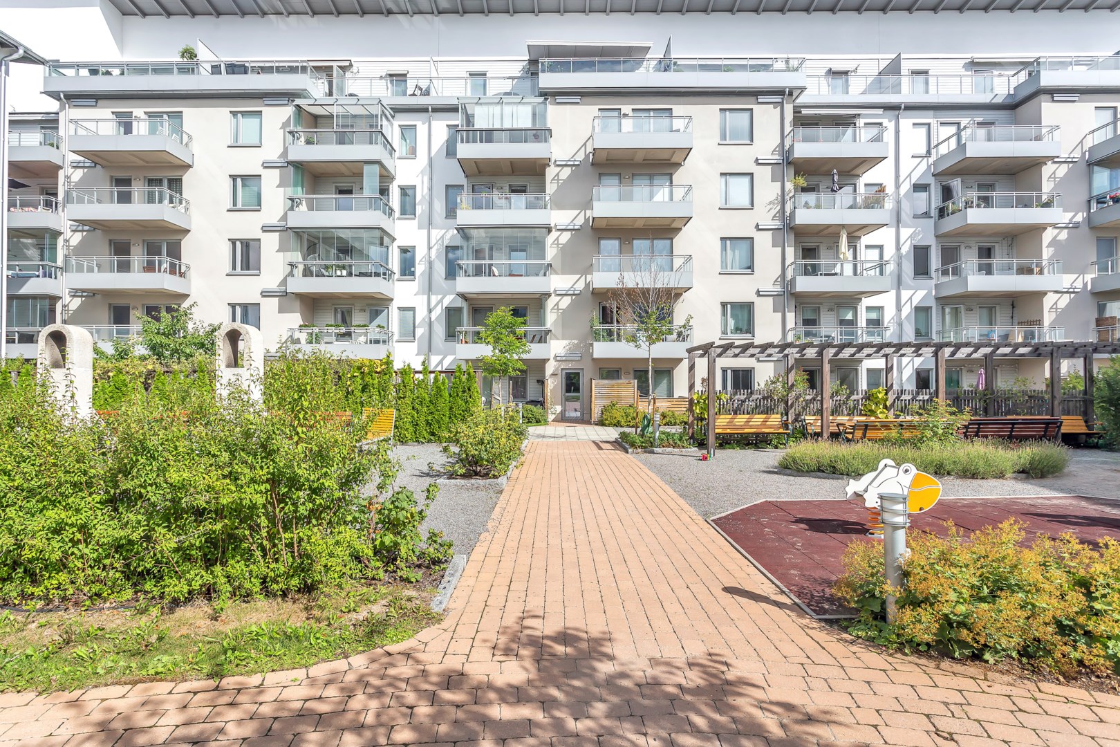 Bostadsbild från Pelargatan 12, Kommande i Luthagen, Uppsala