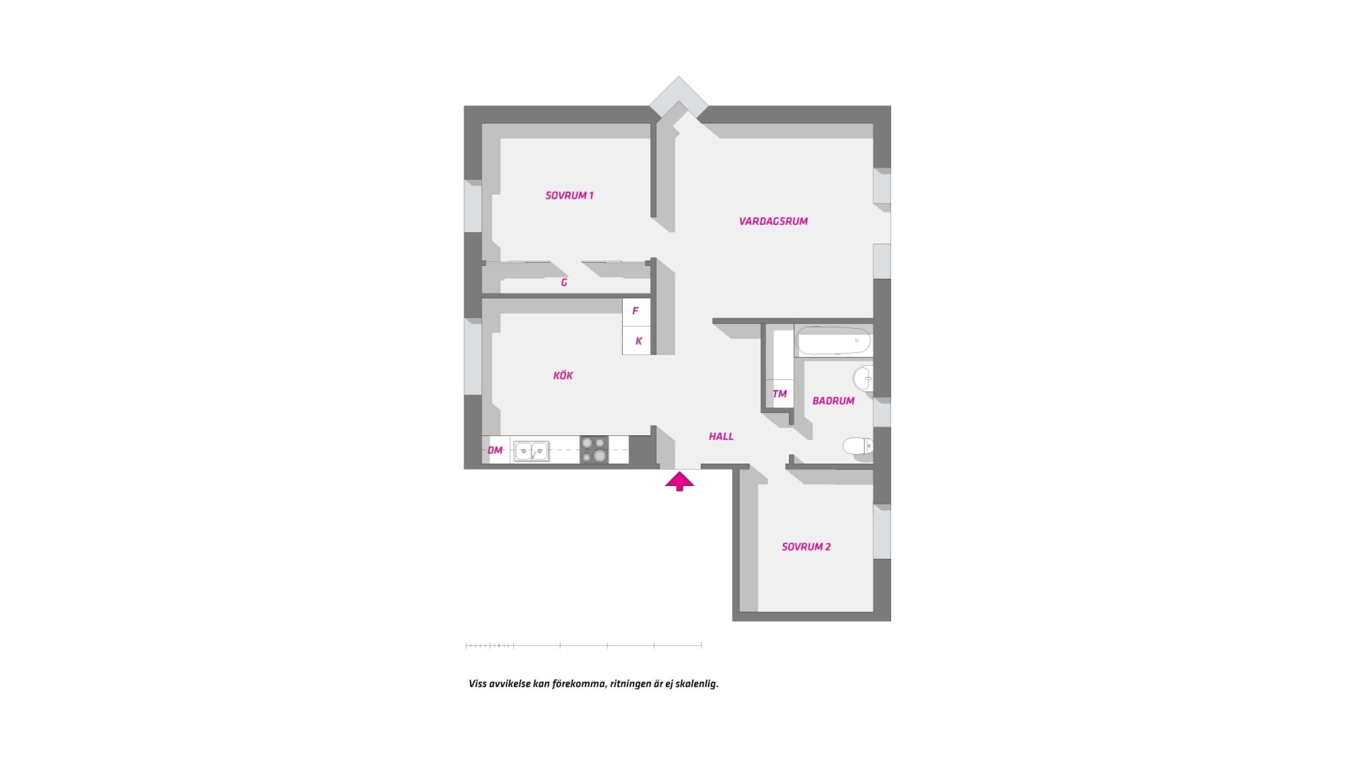Planlösning från Tryffelvägen 39, Såld i Norby, Uppsala
