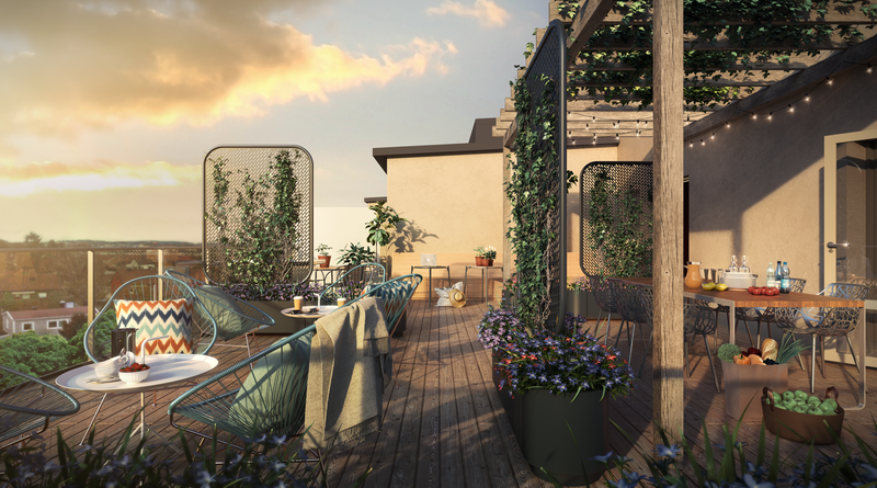 Bostadsbild från Margit Sahlins Gata 1, Såld i Kapellgärdet, Uppsala