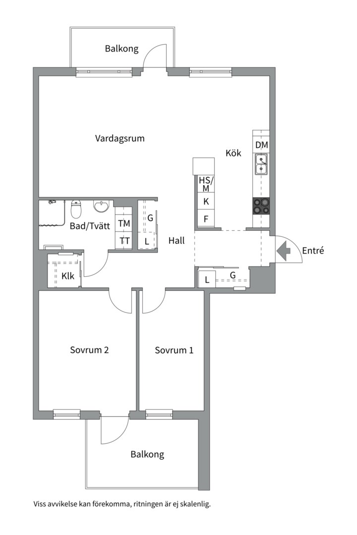 Planlösning från Kungsängsgatan 59E, Såld i Kungsängen, Uppsala