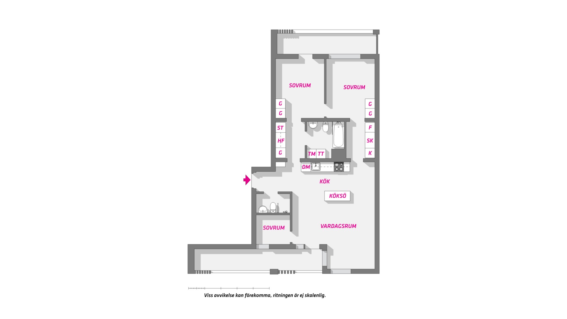 Planlösning från Torgny Segerstedts Allé 89, Såld i Rosendal, Uppsala