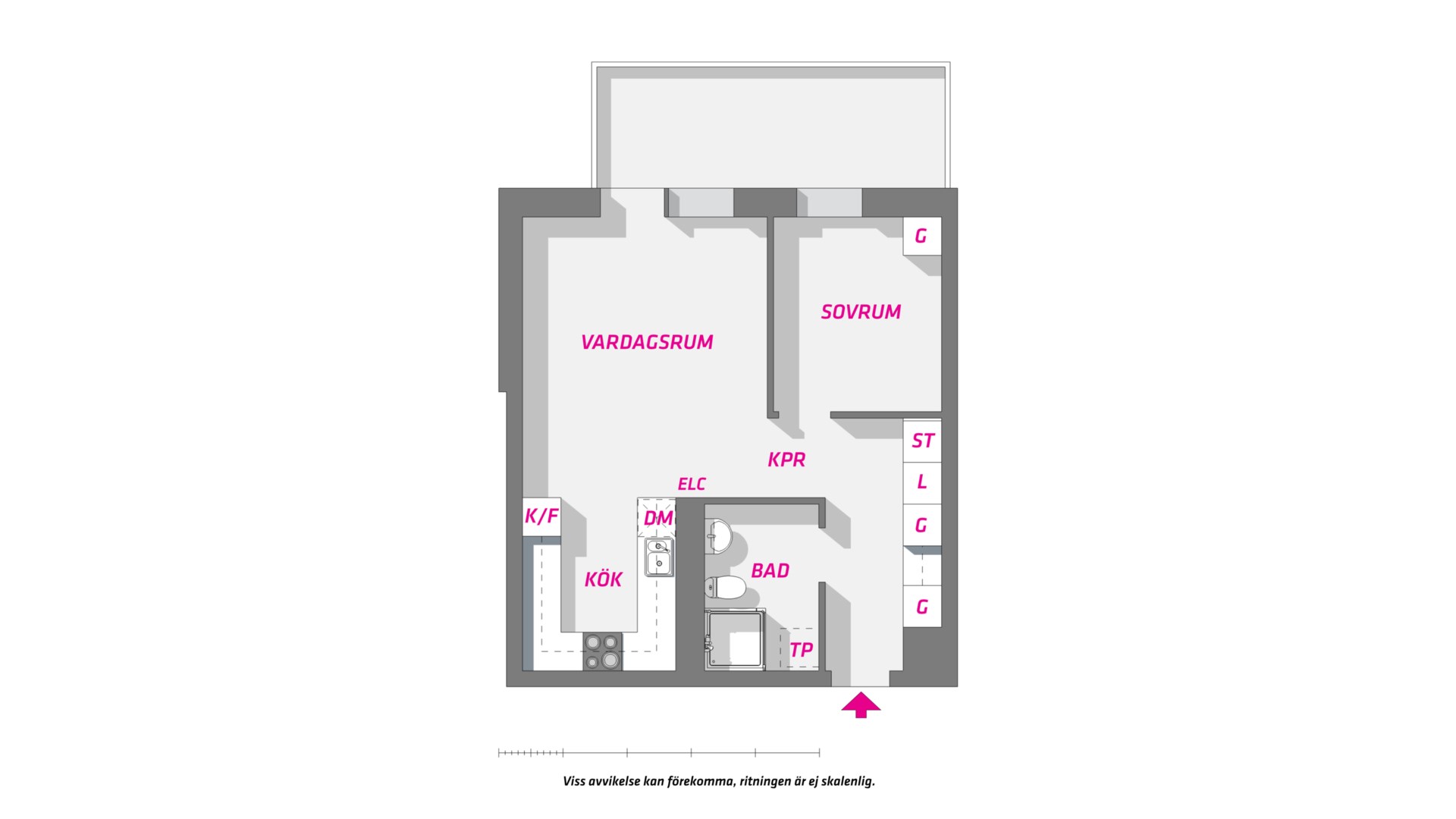Planlösning från Fyrislundsgatan 37 B, Såld i Salabacke, Uppsala