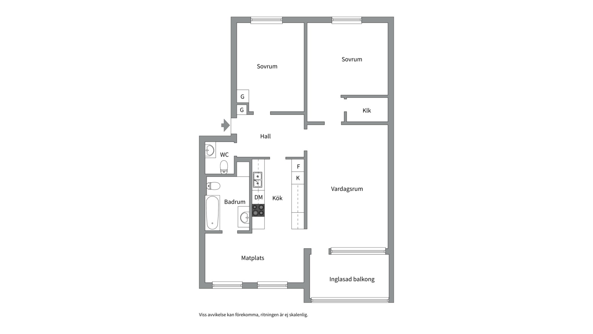 Planlösning från Bellmansgatan 90, Såld i Bellman, Uppsala