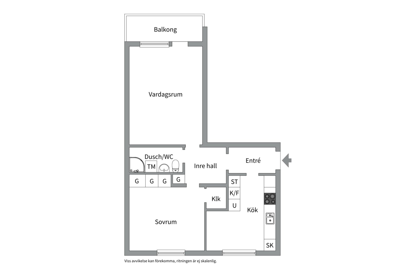 Planlösning från Apelgatan 9 B, Såld i Salabacke, Uppsala