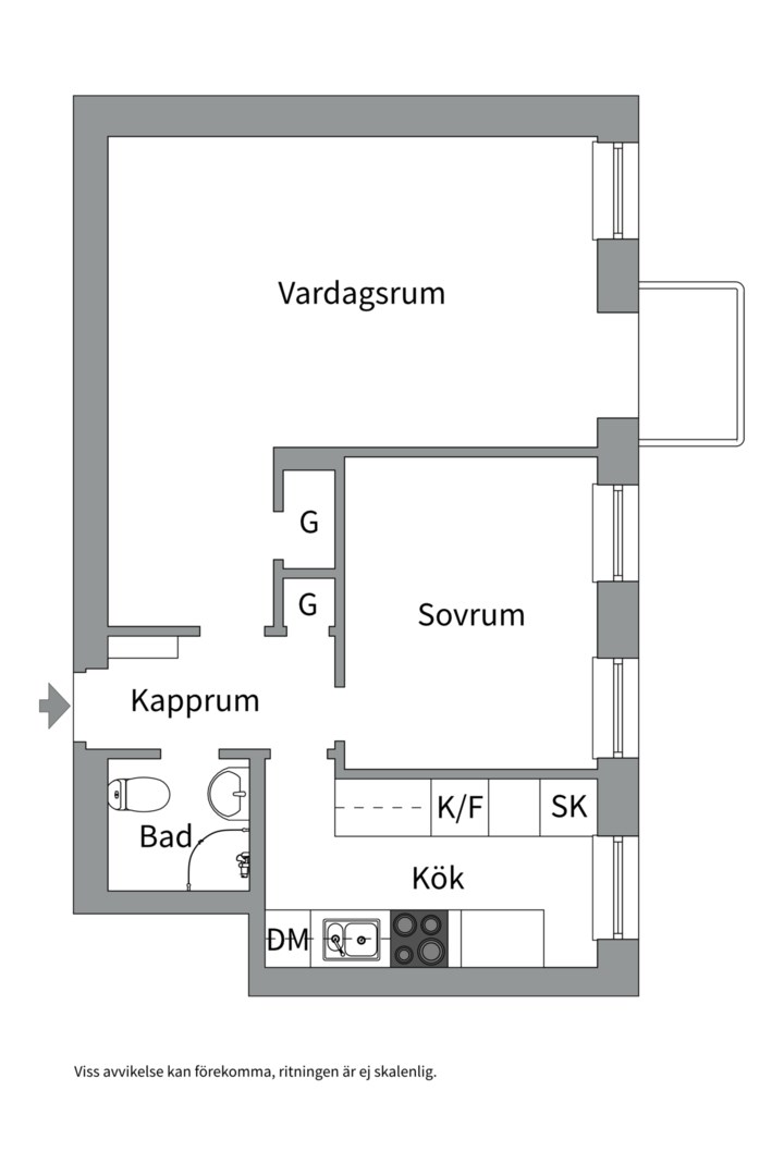 Bostadsbild från Svartbäcksgatan 39, Såld i Centrum, Uppsala