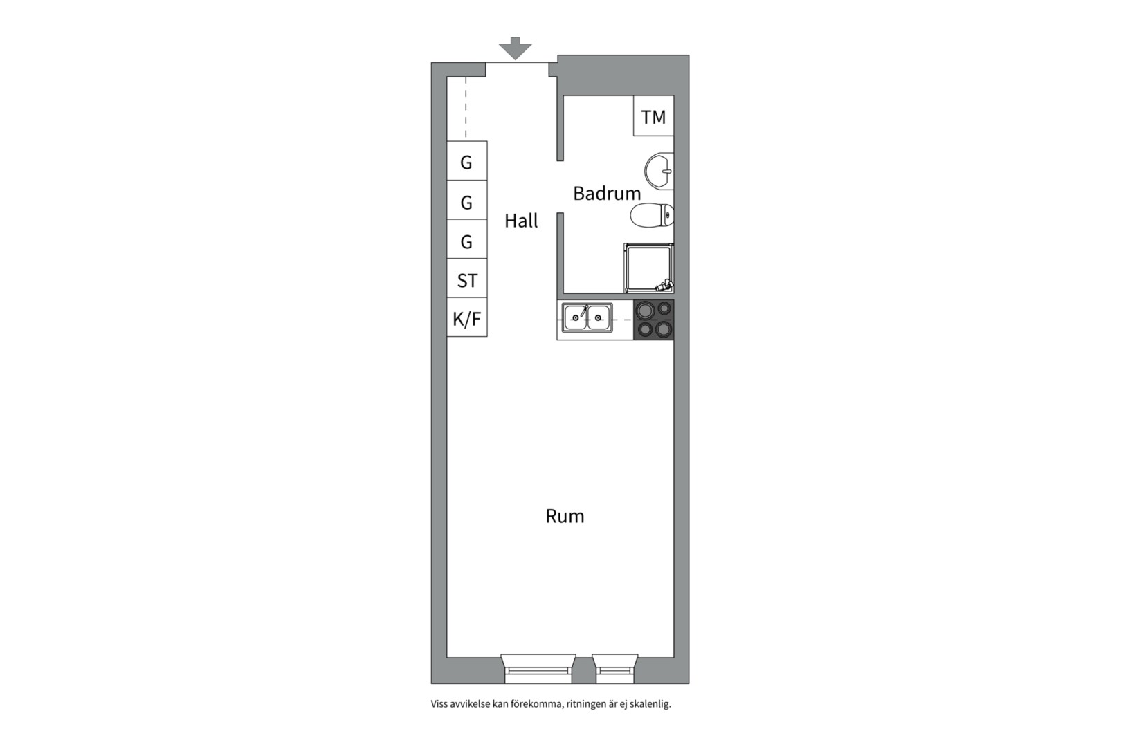 Planlösning från Torgny Segerstedts allé 4, Såld i Rosendal, Uppsala