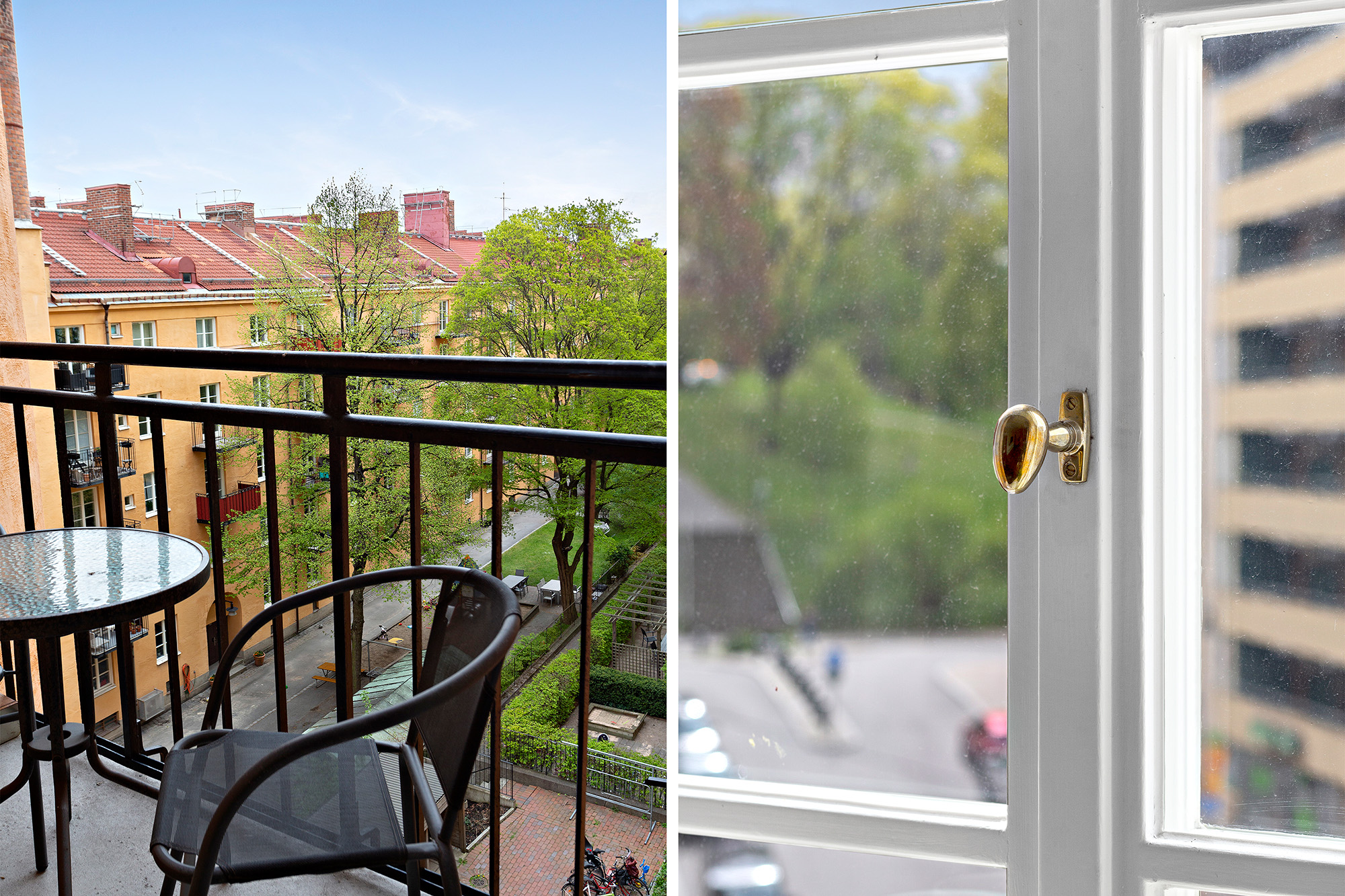 Balkong i trapphuset