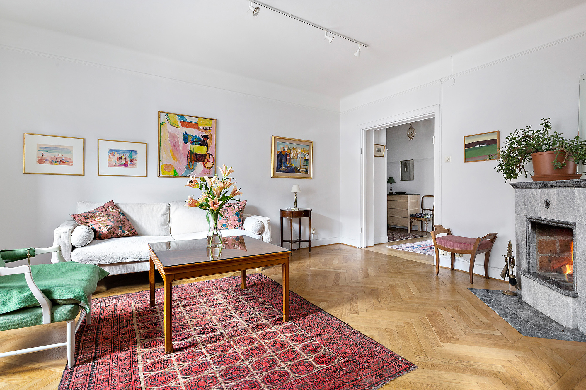 Bostadsbild från Artillerigatan 36, 4tr, Såld i Östermalm, Stockholm