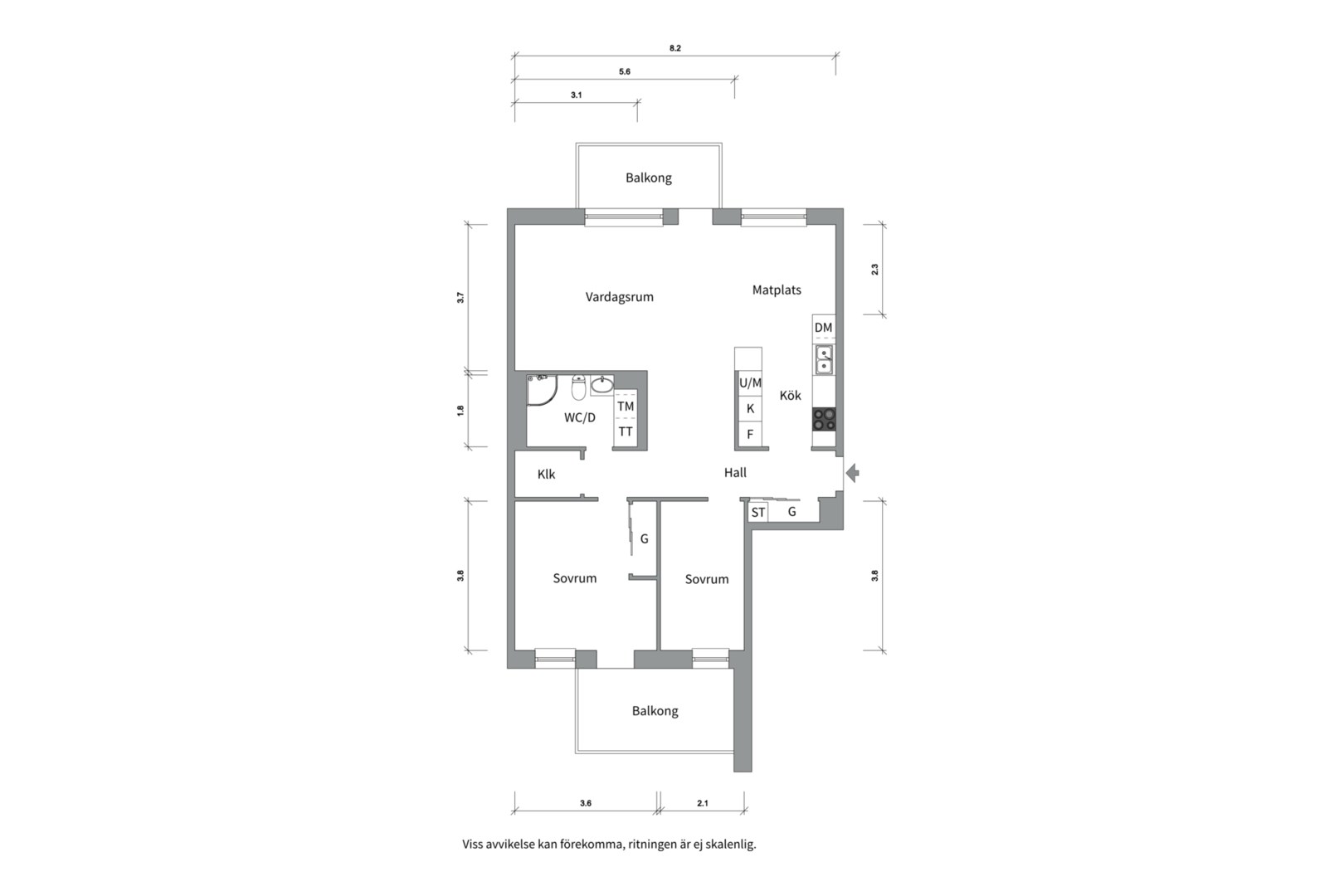 Bostadsbild från Kungsängsgatan 59B, Såld i Kungsängen, Uppsala