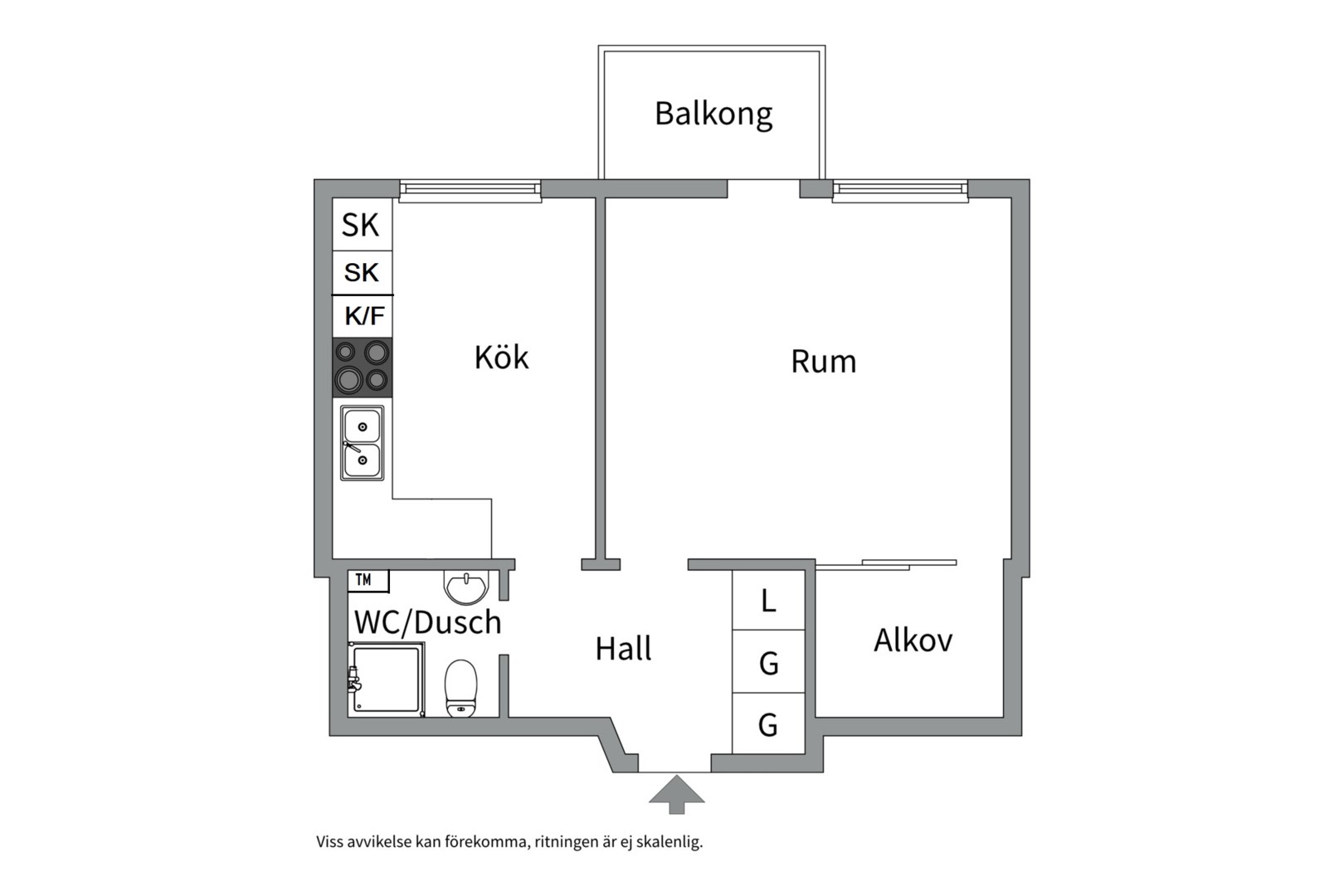 Bostadsbild från Luthagsesplanaden 5B, Såld i Främre Luthagen, Uppsala