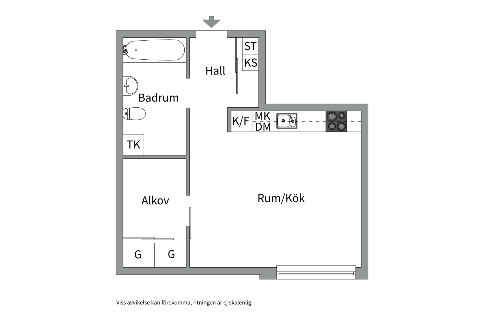 Bostadsbild från Solskensgatan 3, Till salu i Gränby backe, Uppsala