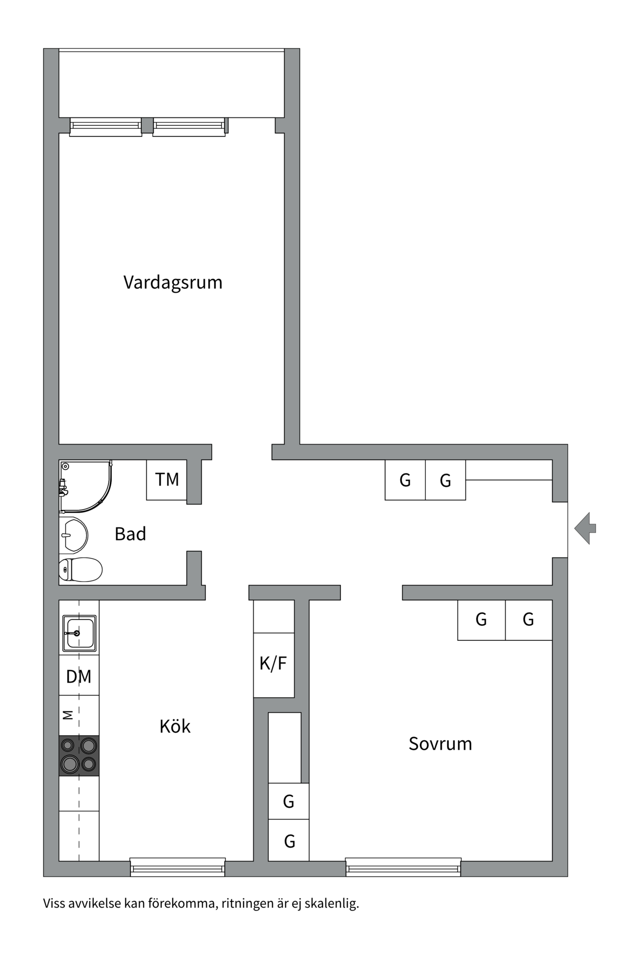 Bostadsbild från Molngatan 27, Såld i Gränby, Uppsala