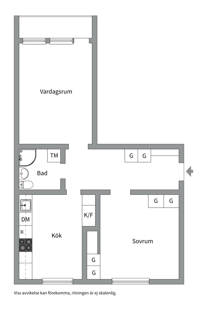 Bostadsbild från Molngatan 27, Såld i Gränby, Uppsala
