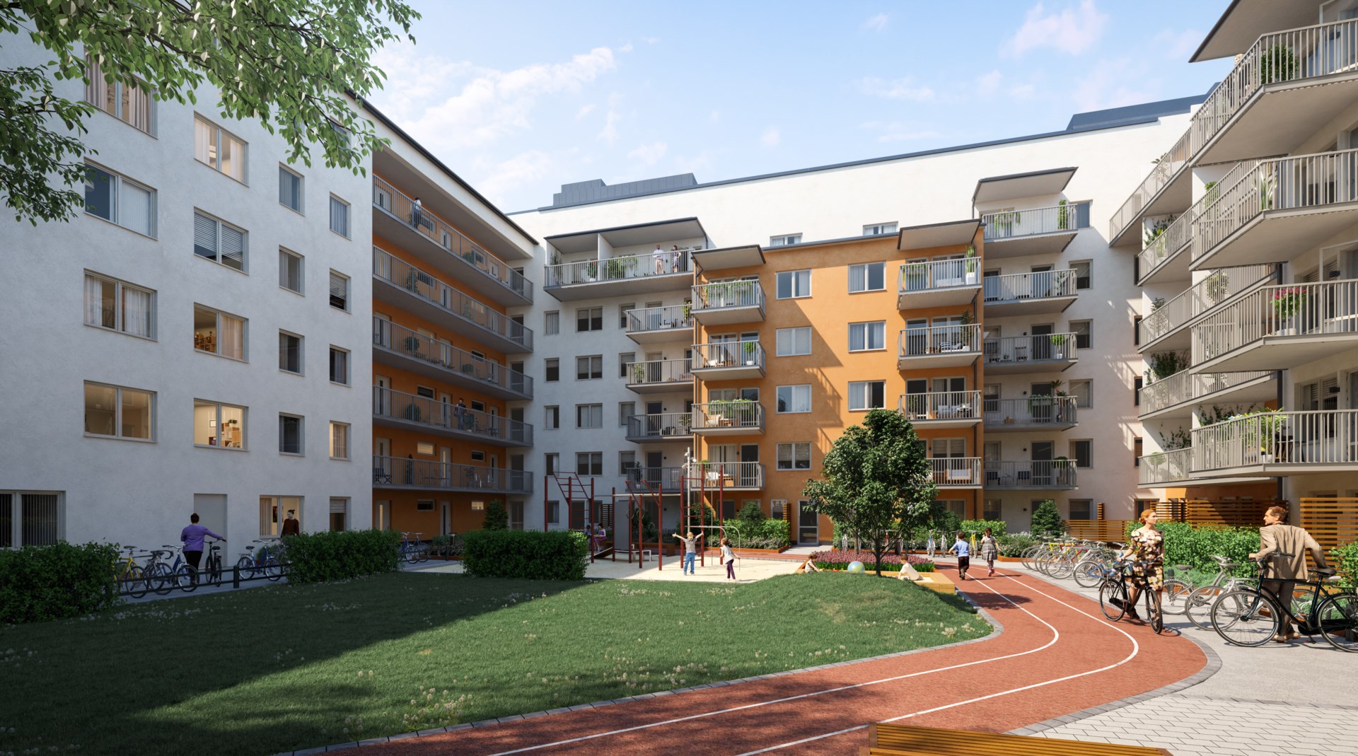 Bostadsbild från Margit Sahlins gata 3, Såld i Kapellgärdet, Uppsala