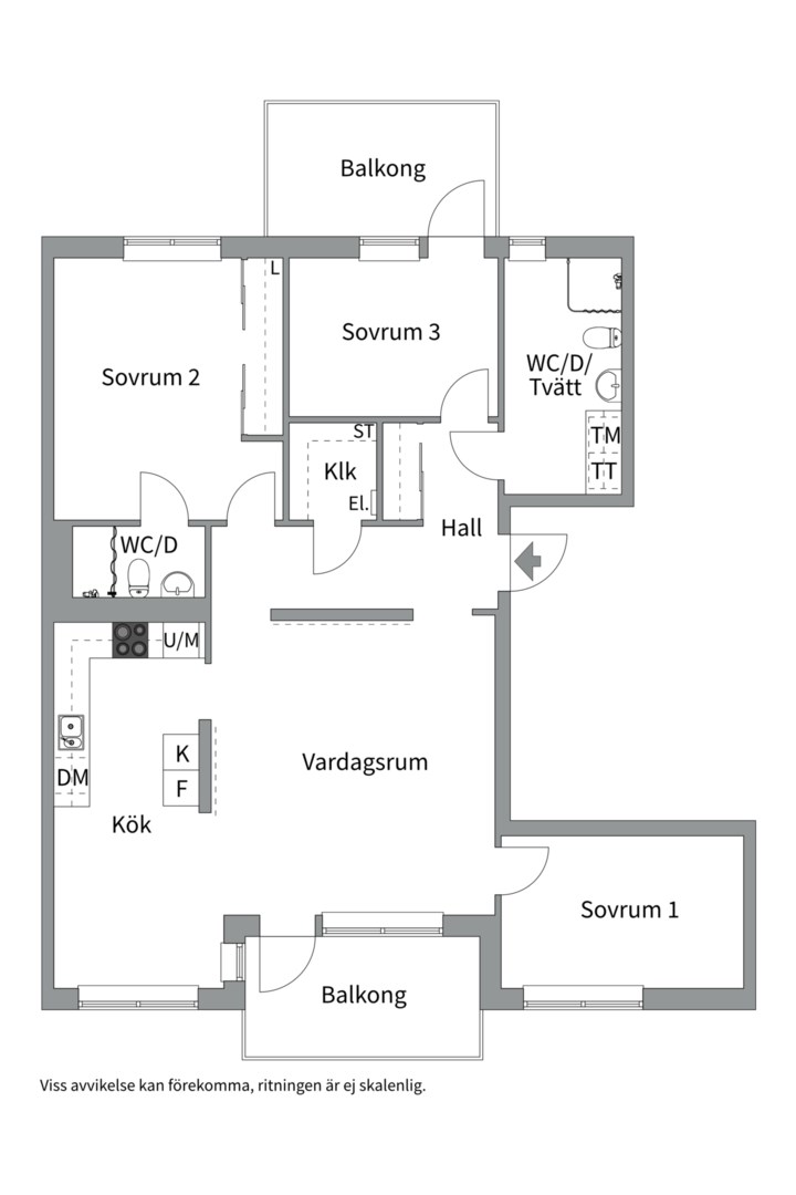 Bostadsbild från Skolgatan 22B, Såld i Centrum, Uppsala
