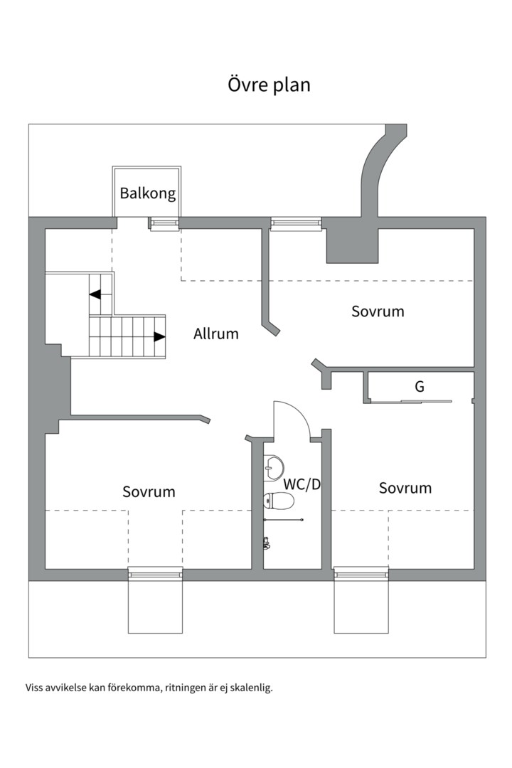 Planlösning från Hjärnegatan 4, 4 tr, Såld i Kungsholmen - Rådhuset, Stockholm