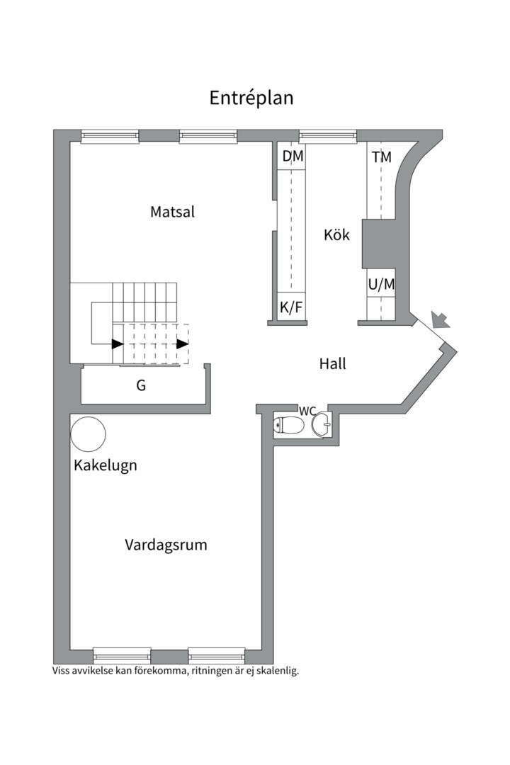 Planlösning från Hjärnegatan 4, 4 tr, Såld i Kungsholmen - Rådhuset, Stockholm