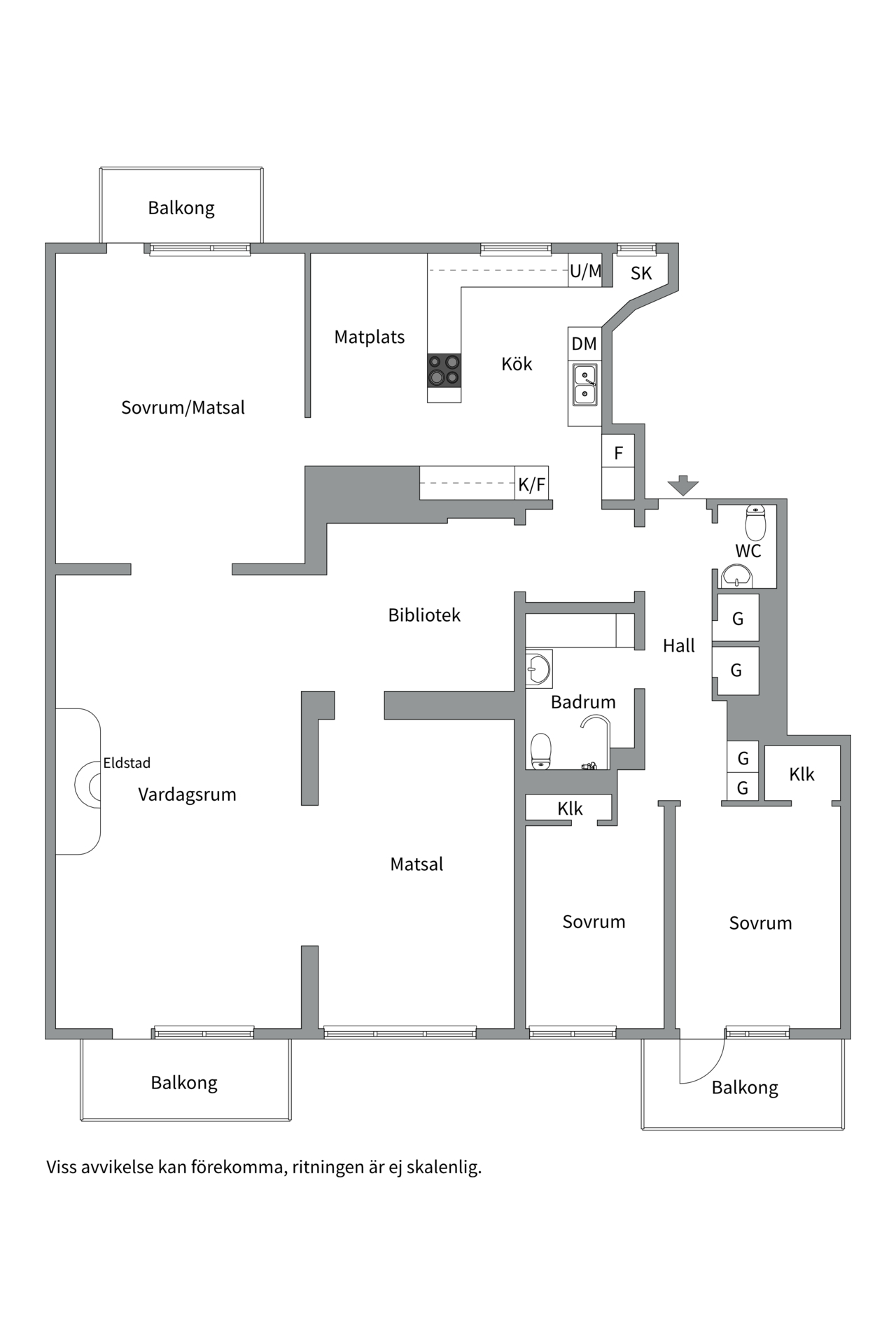 Bostadsbild från Östra ågatan 17, Såld i Centrum, Uppsala