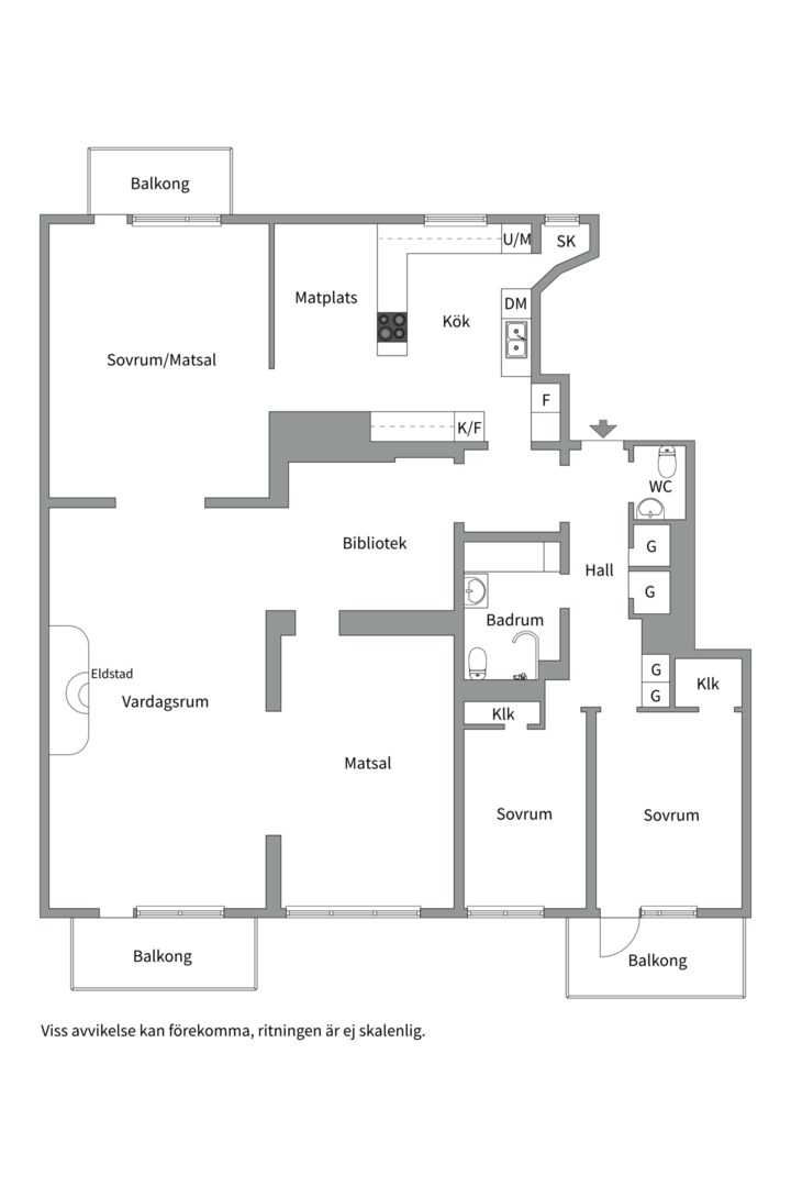 Bostadsbild från Östra ågatan 17, Såld i Centrum, Uppsala