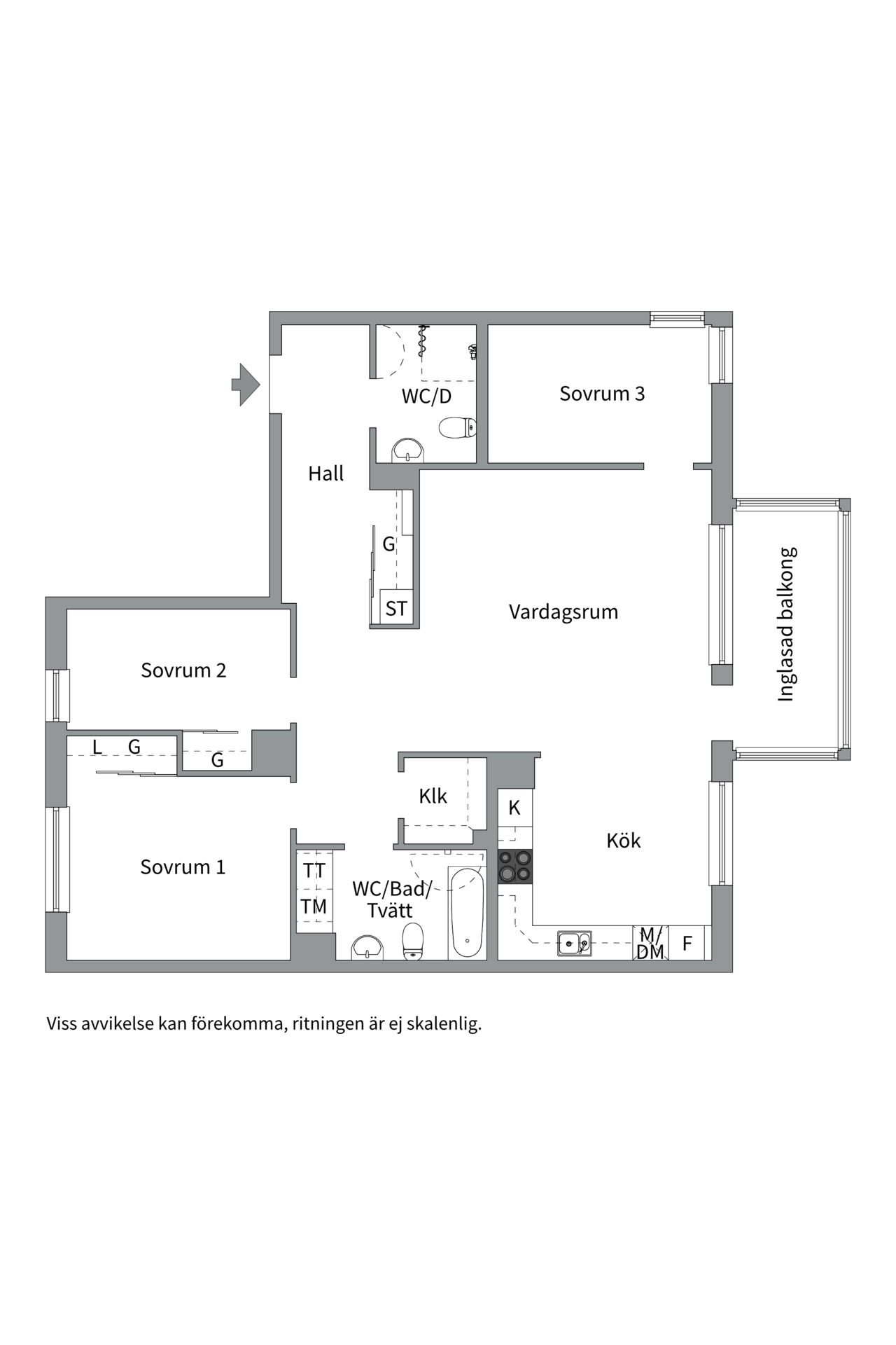 Bostadsbild från Muningatan 27, Såld i Kungsängen, Uppsala