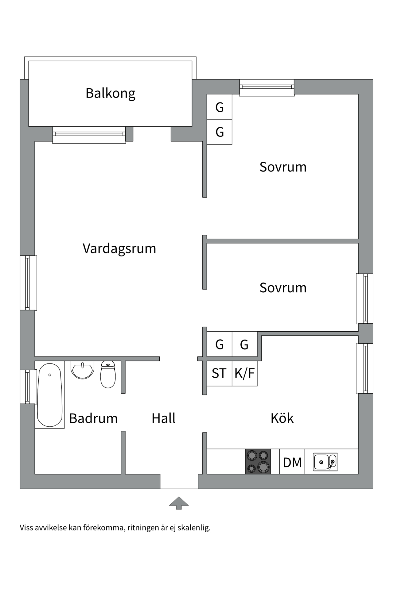 Bostadsbild från Hamnesplanaden 2B, Snart till salu i Centrum, Uppsala