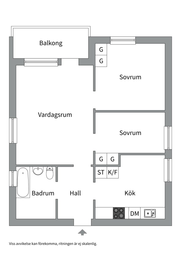 Bostadsbild från Hamnesplanaden 2B, Snart till salu i Centrum, Uppsala