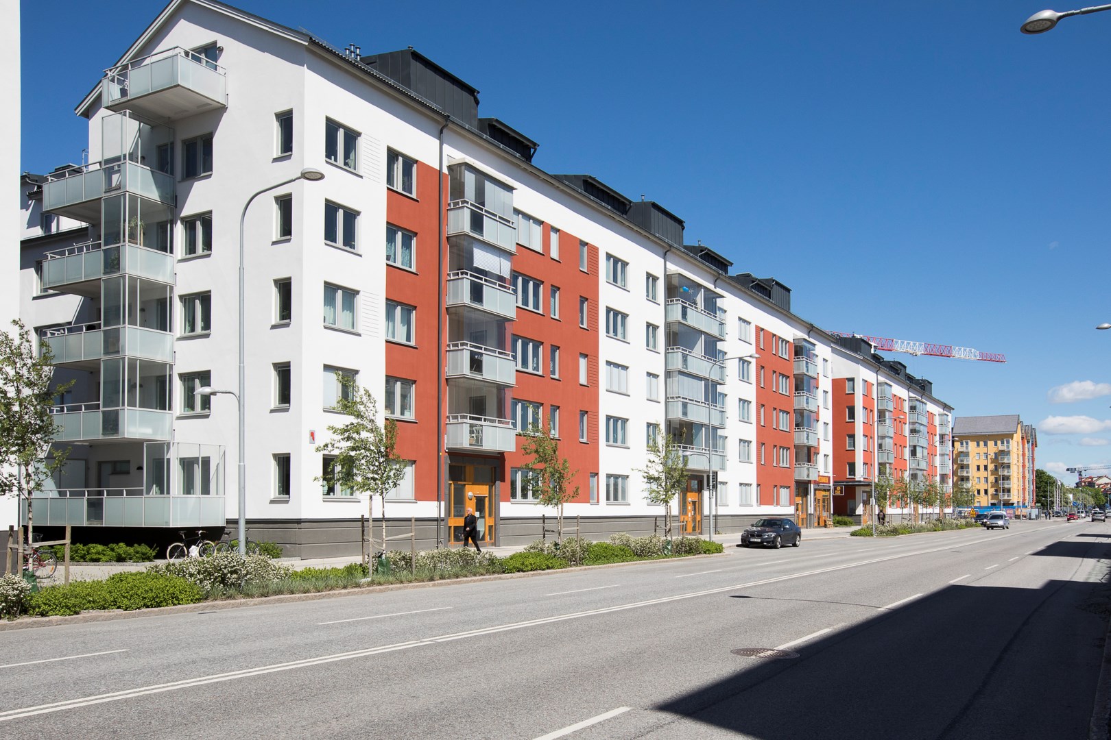 Bostadsbild från Råbyvägen 34, Kommande i Kapellgärdet, Uppsala