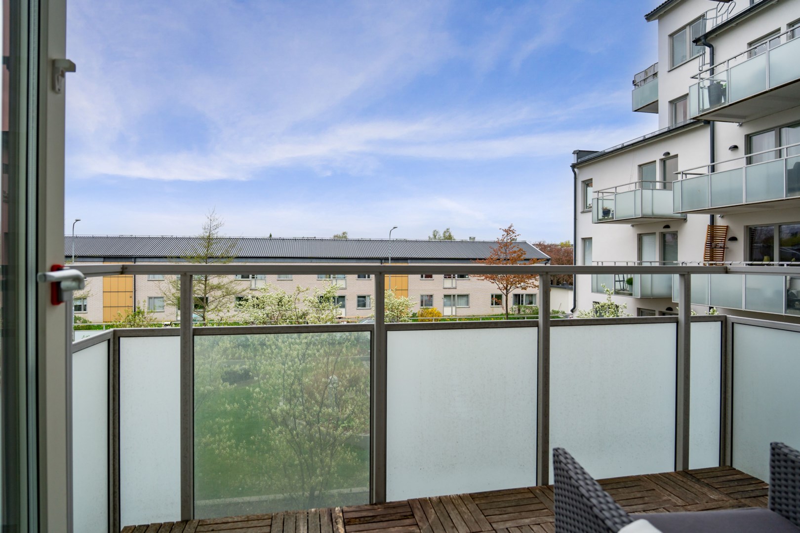 Bostadsbild från Råbyvägen 34, Kommande i Kapellgärdet, Uppsala