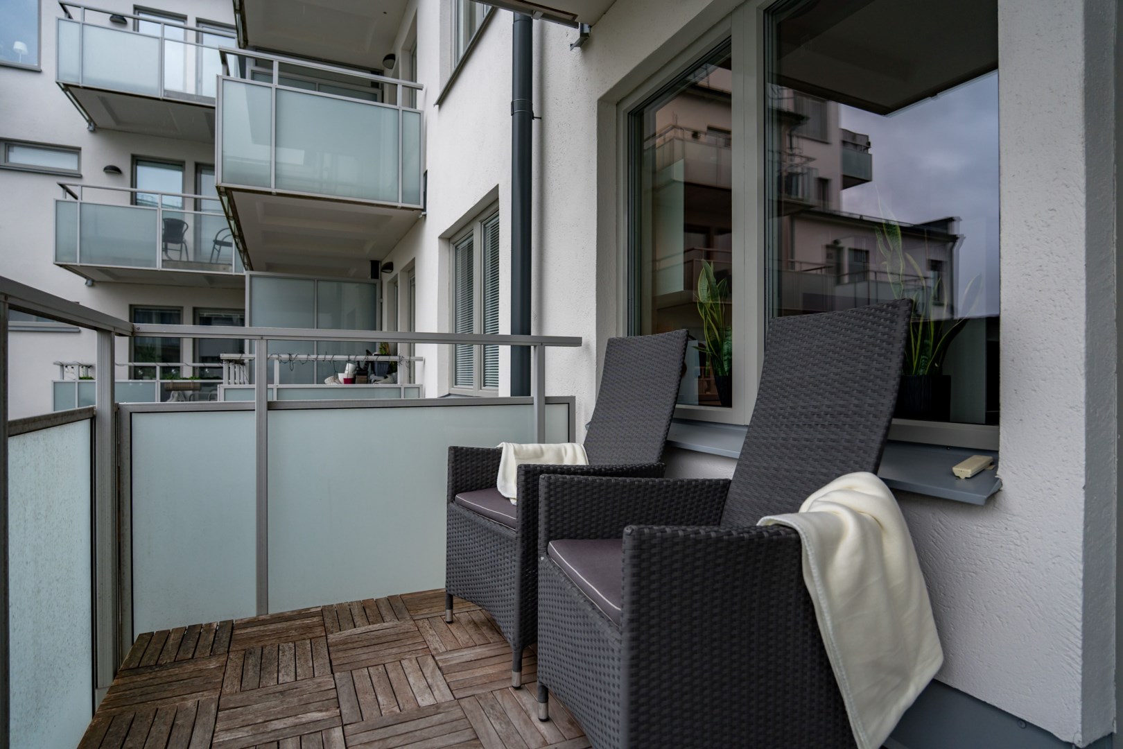 Bostadsbild från Råbyvägen 34, Kommande i Kapellgärdet, Uppsala