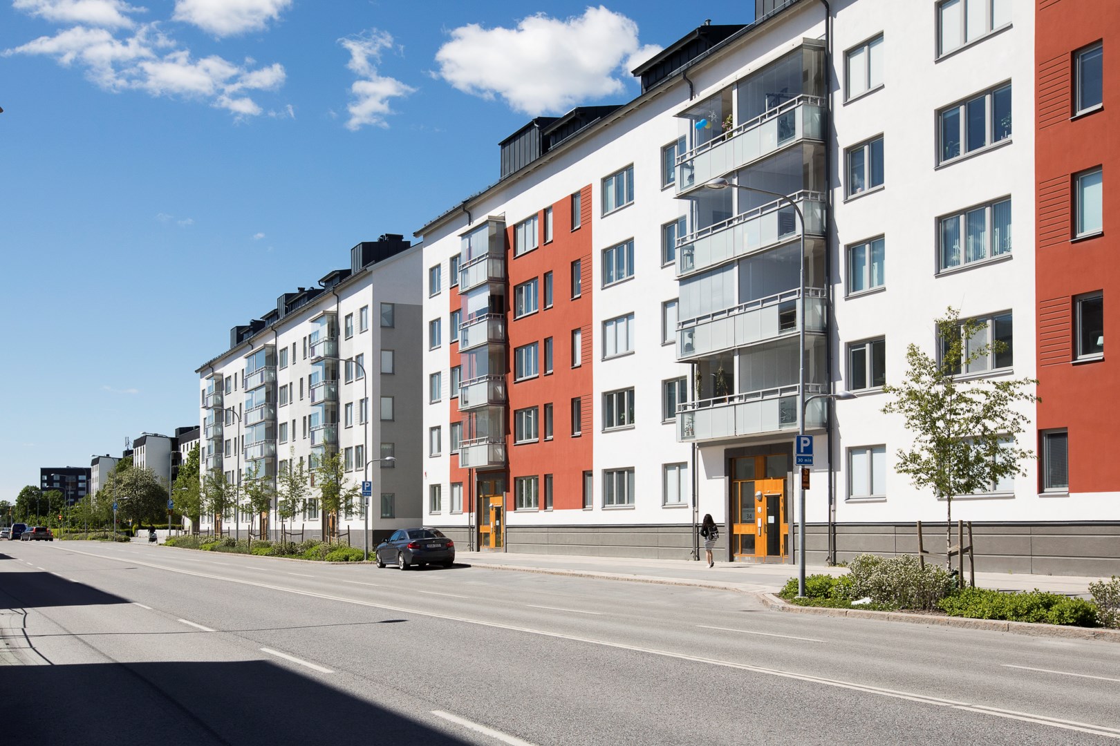 Bostadsbild från Råbyvägen 34, Kommande i Kapellgärdet, Uppsala