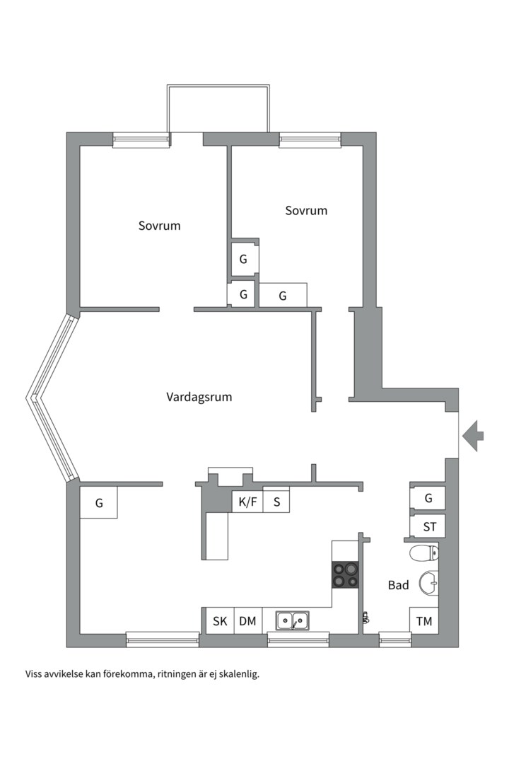 Bostadsbild från Norbyvägen 71B, Såld i Sommarro, Uppsala