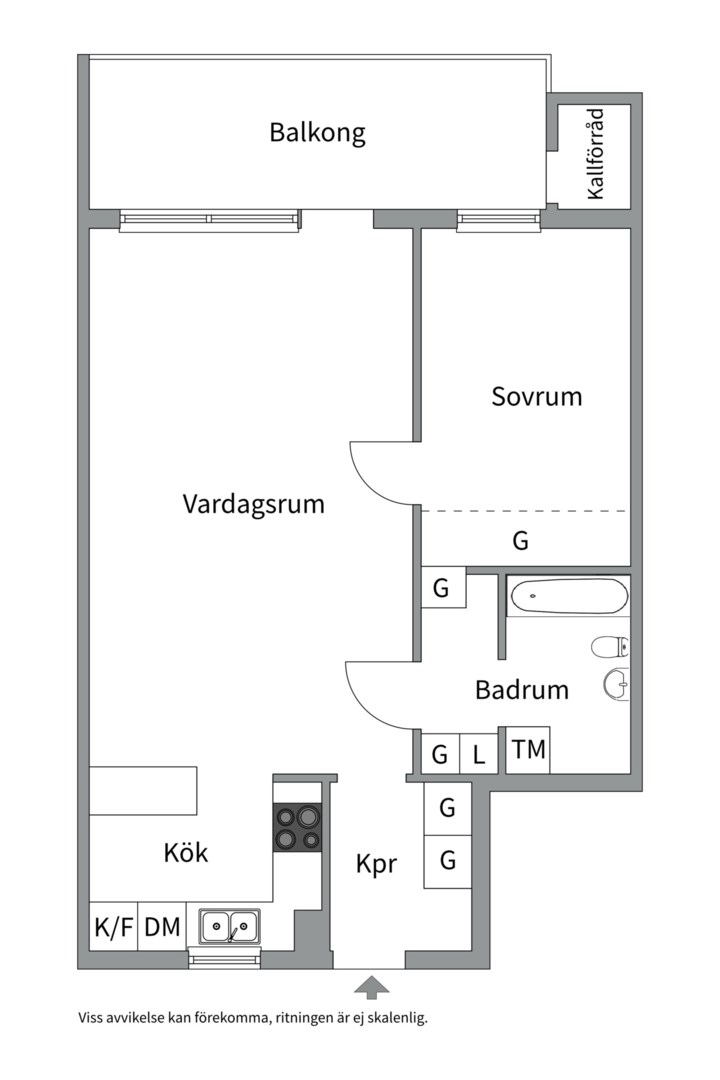 Planlösning från Reykjaviksgatan 134, Såld i Ekeby, Uppsala