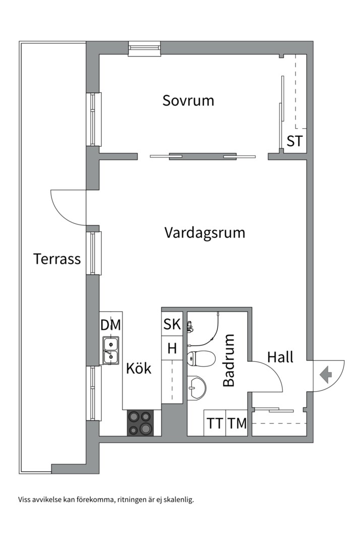 Planlösning från Ölandsresan 3E, Kommande i Sävja, Uppsala