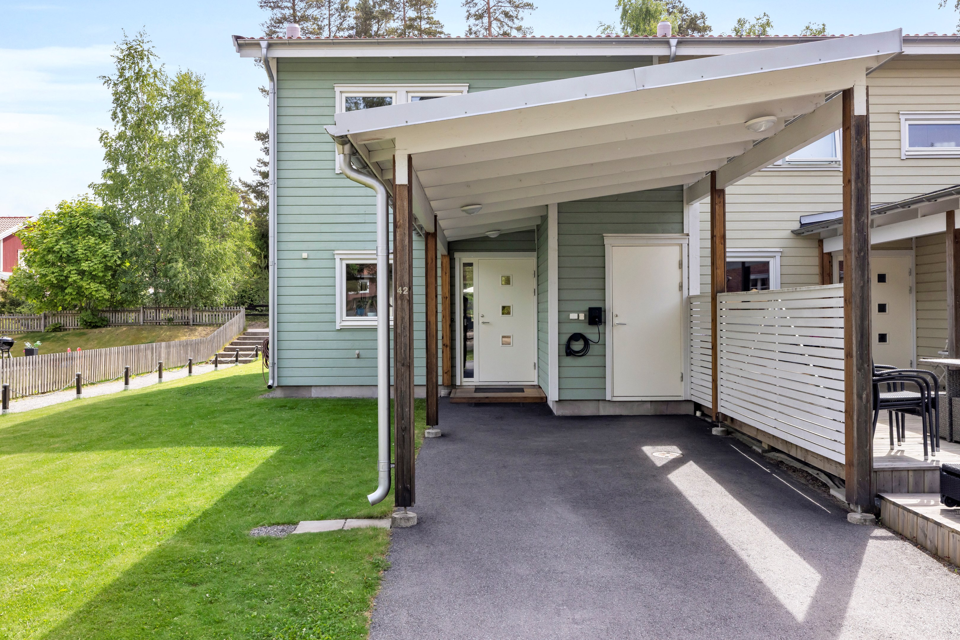Bostadsbild från Varggropsvägen 42, Kommande i Björklinge, Uppsala