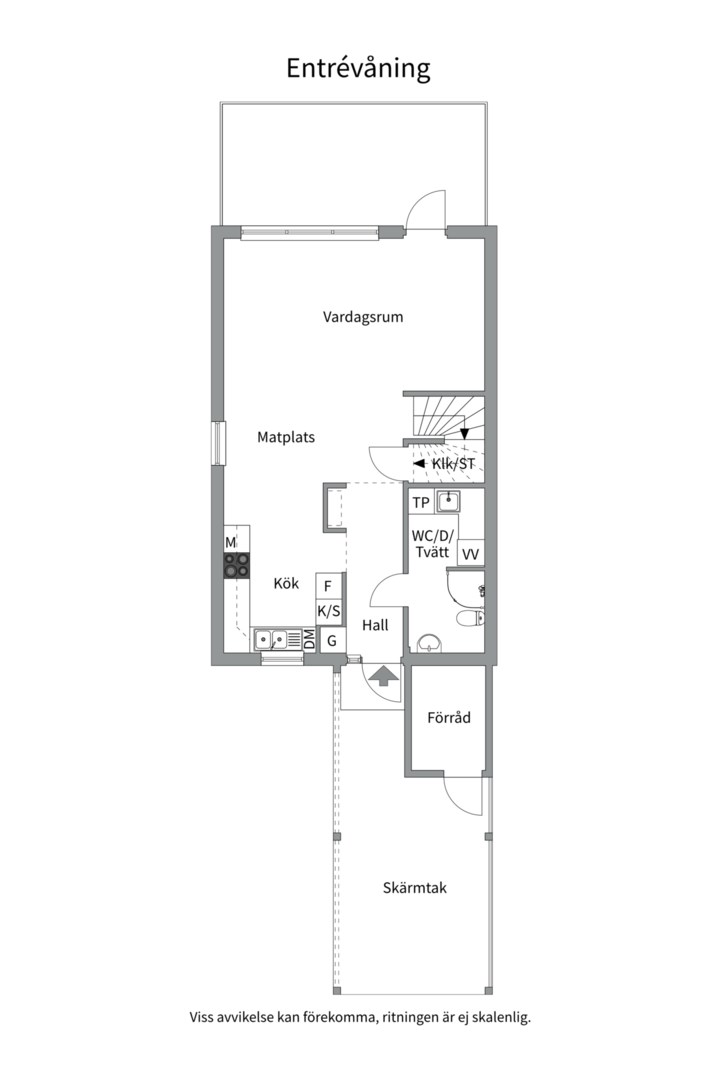 Planlösning från Varggropsvägen 42, Kommande i Björklinge, Uppsala