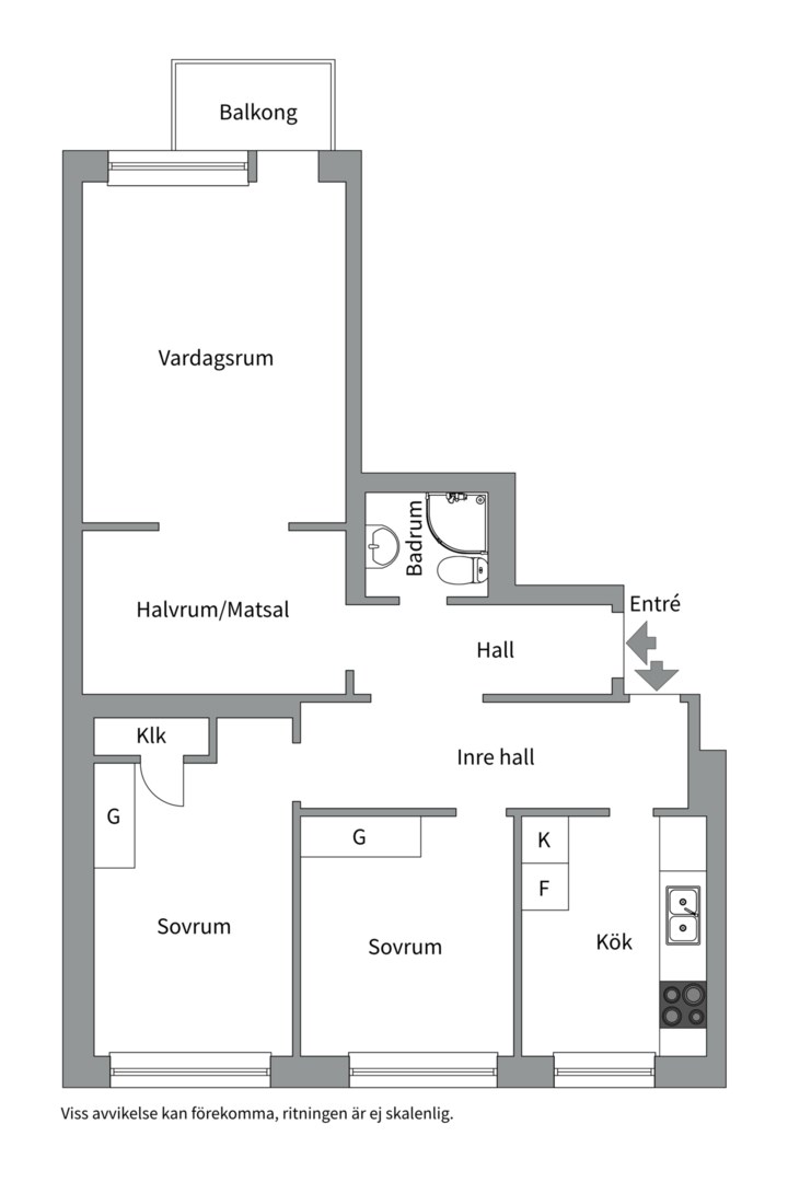 Bostadsbild från Kungsgatan 52 A, Såld i Centrum, Uppsala