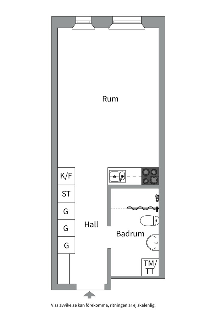 Planlösning från Torgny Segerstedts Allé 4, Såld i Rosendal, Uppsala