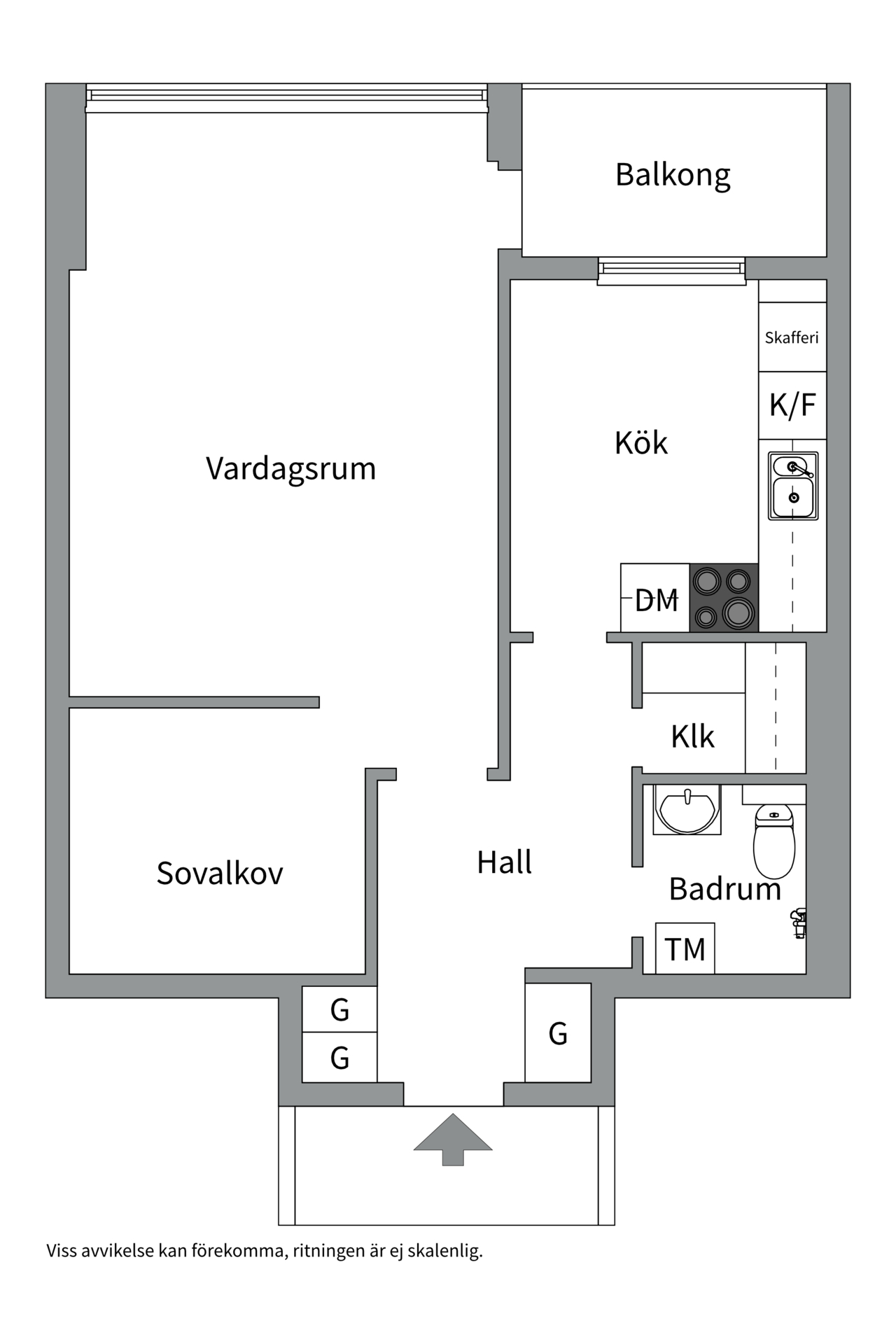 Bostadsbild från Atlasvägen 27, Såld i Sickla, Nacka