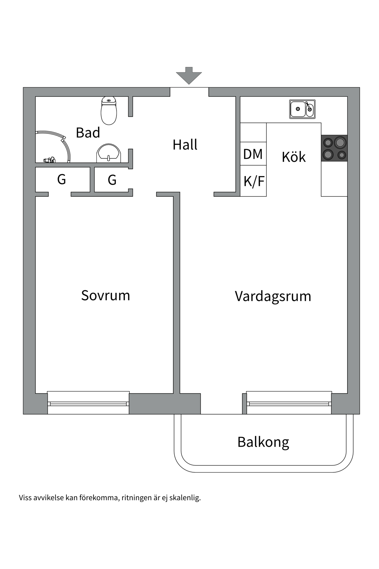 Bostadsbild från Börjegatan 3 B, Såld i Främre Luthagen, Uppsala