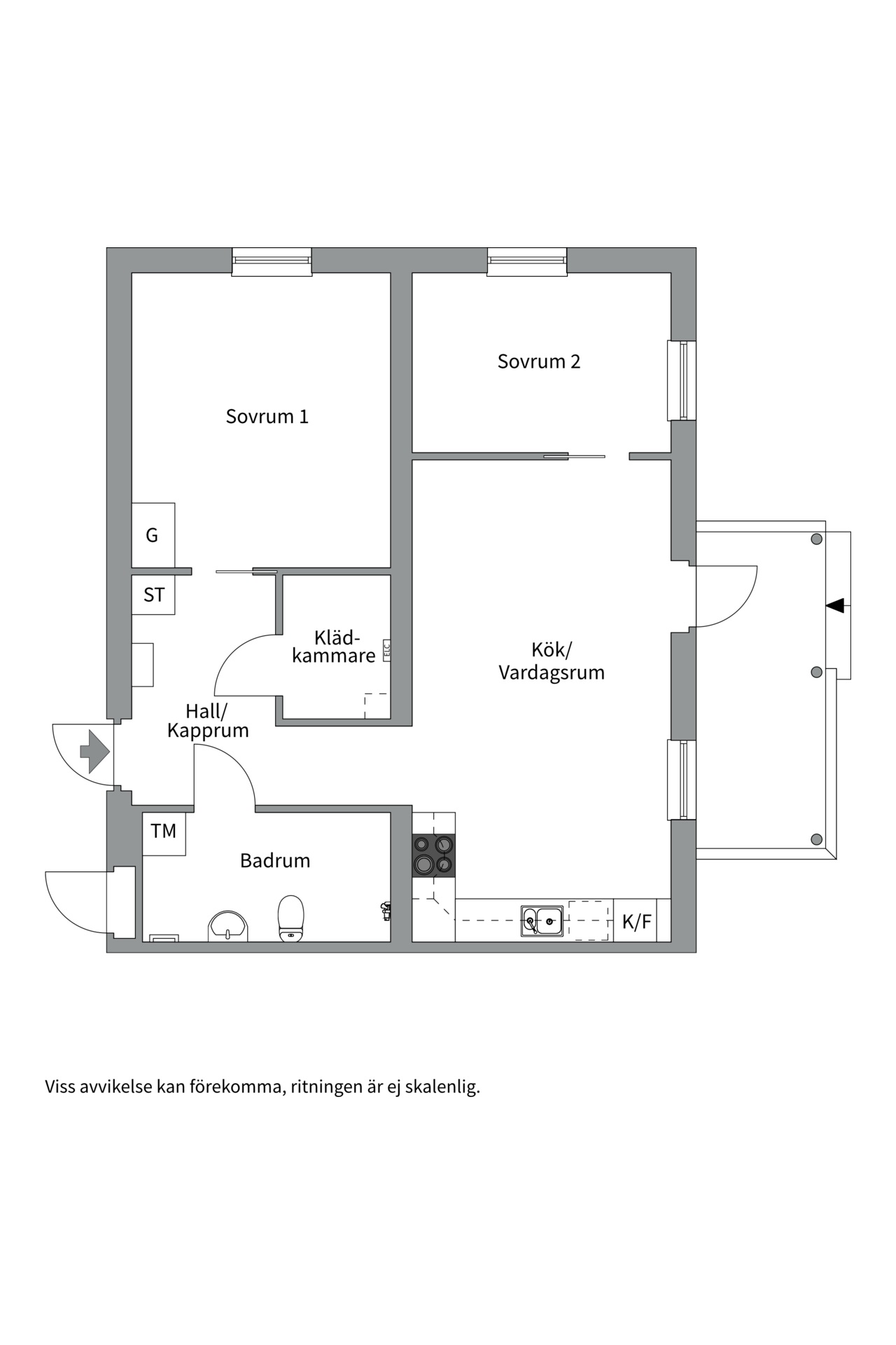 Bostadsbild från Stackmolnsvägen 83A, Såld i Fullerö, Uppsala