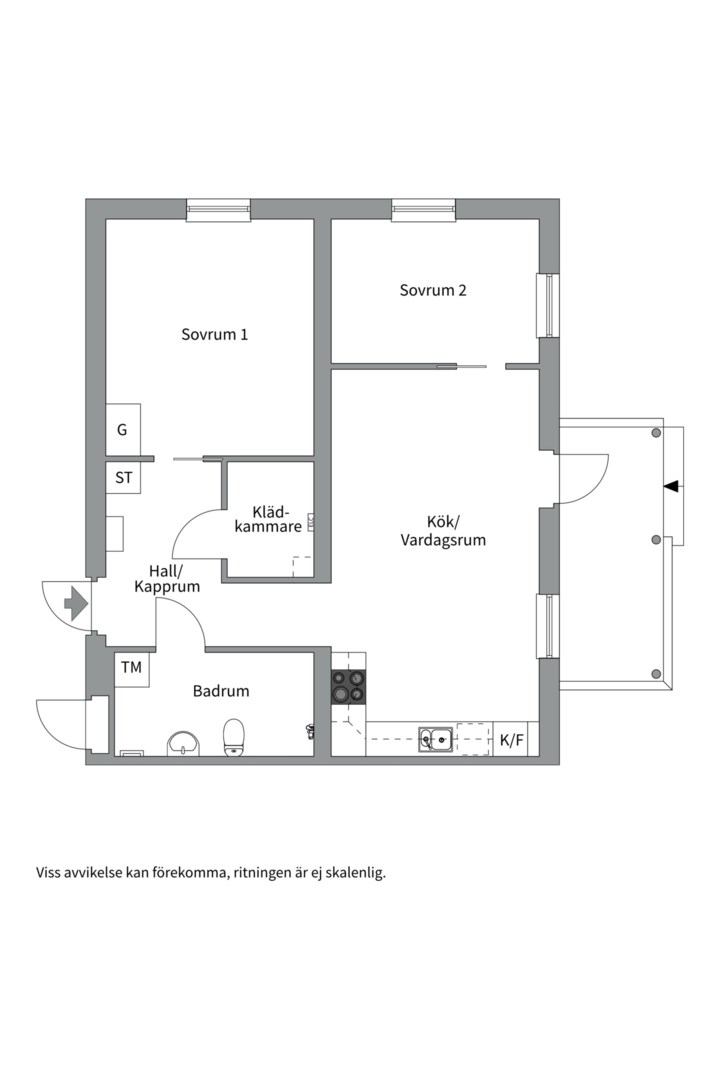 Bostadsbild från Stackmolnsvägen 83A, Såld i Fullerö, Uppsala