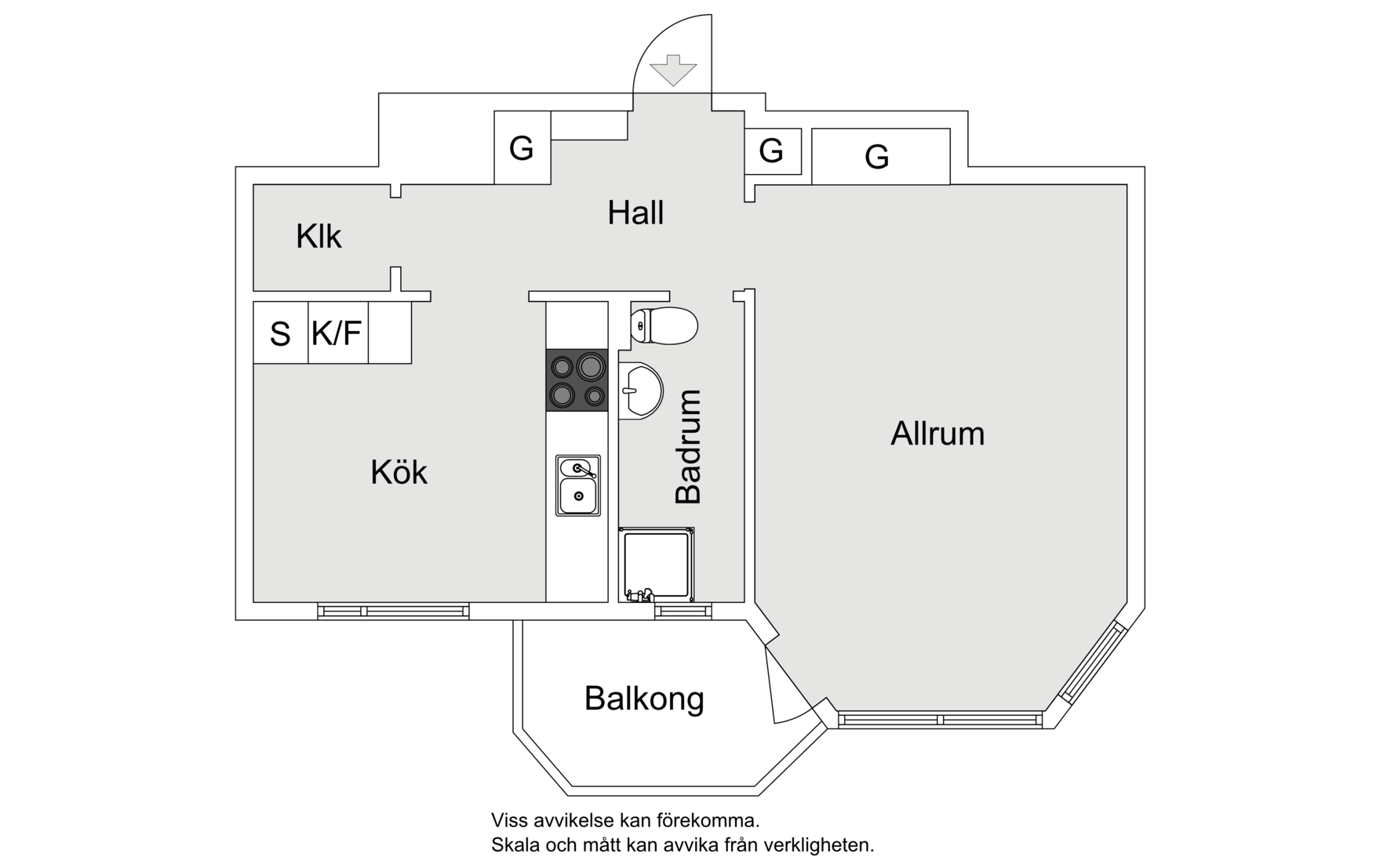 Bostadsbild från Alphyddevägen 9, Såld i Sickla, Nacka