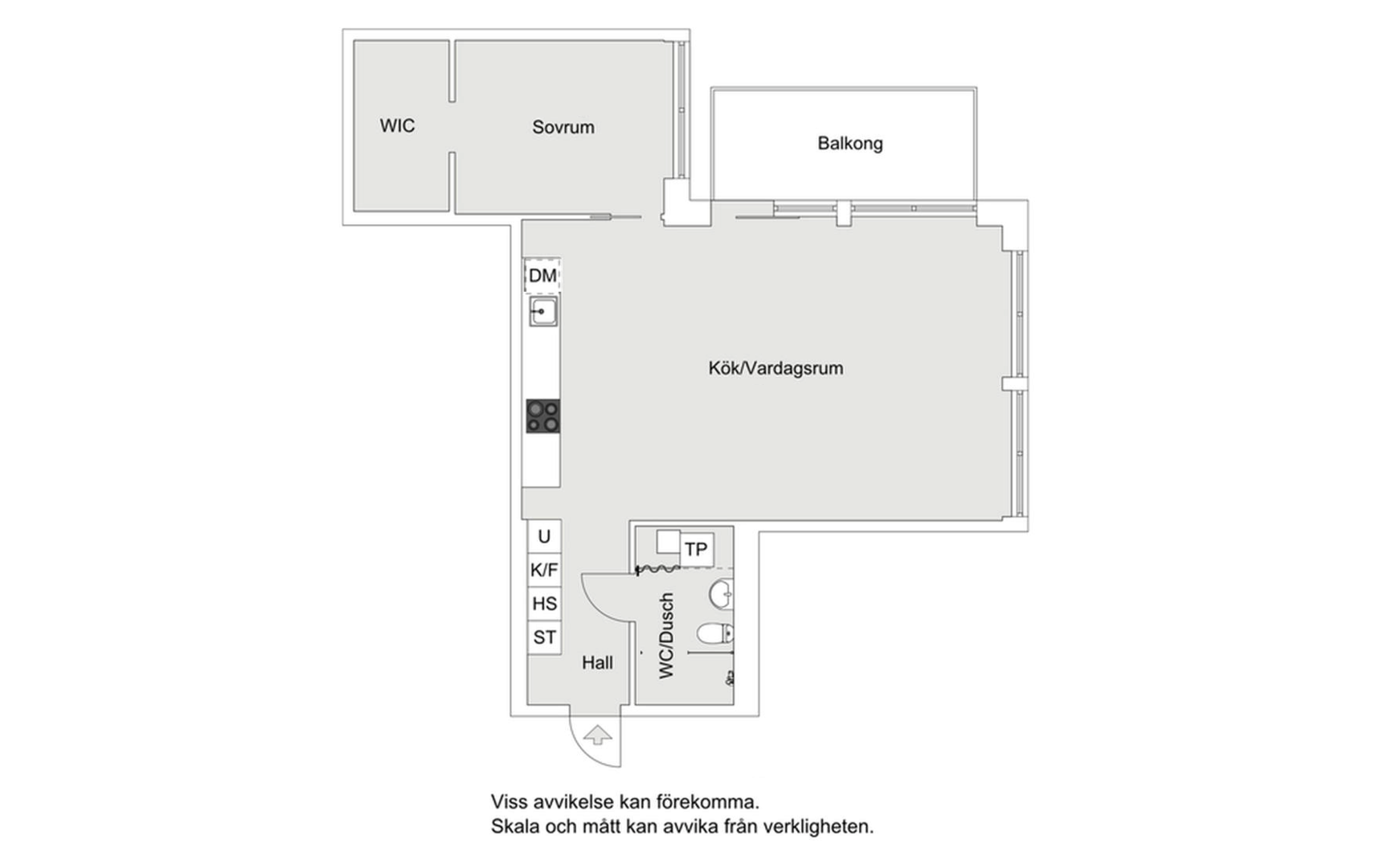 Planlösning från Fabrikörvägen 10A, Såld i Nacka Strand, Nacka