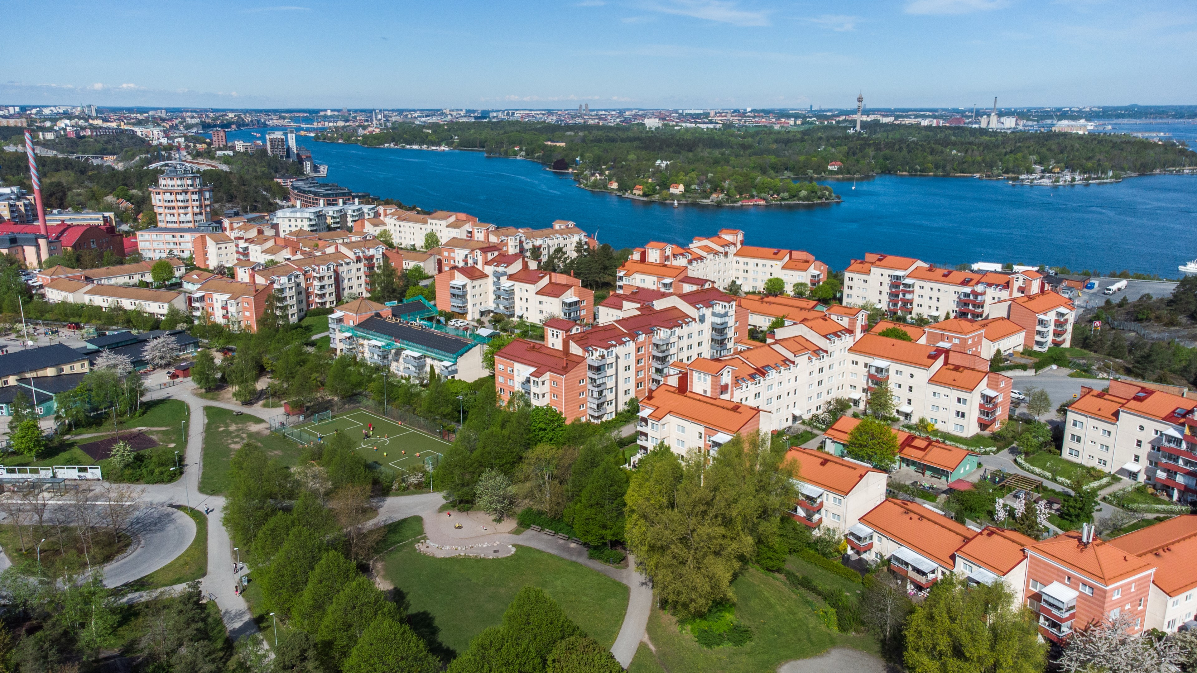 Bostadsbild från Landåvägen 4, Såld i Jarlaberg, Nacka