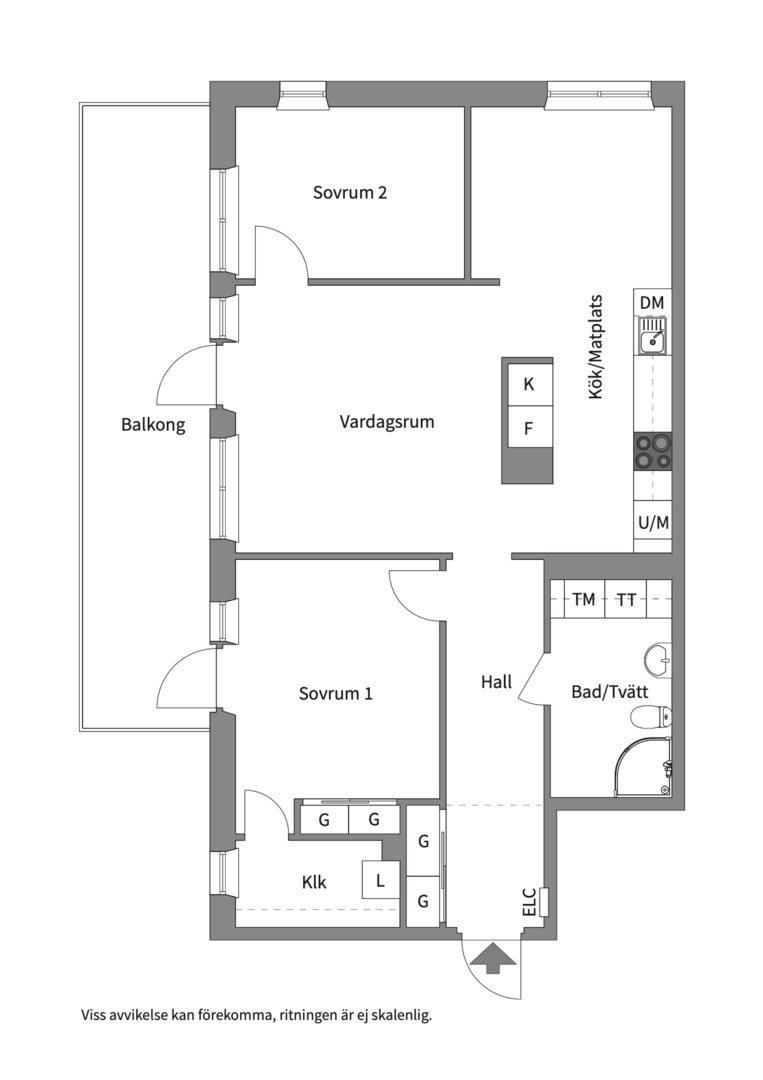 Planlösning från Tollare kaj 12, 7 tr, Såld i Tollare, Nacka