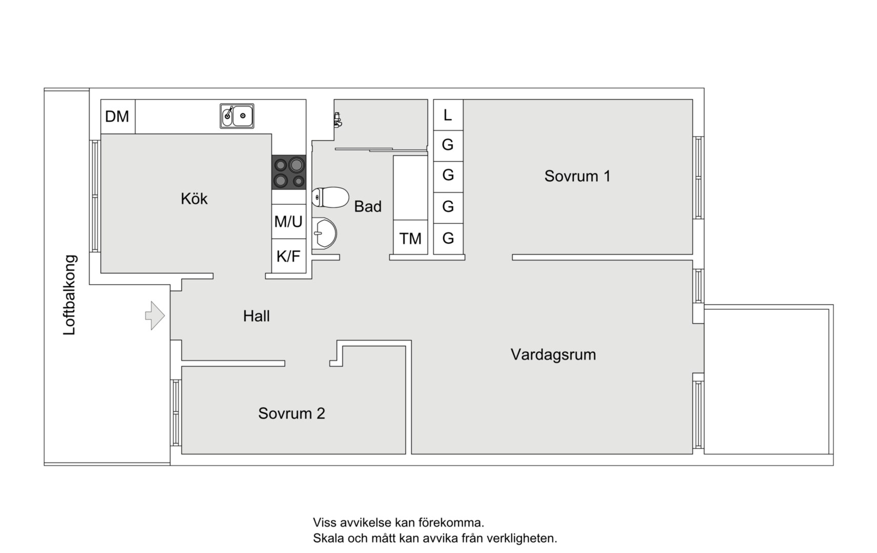 Planlösning från Fyrspannsvägen 52, Såld i Jarlaberg, Nacka
