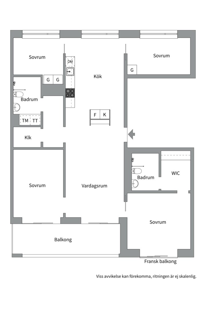Bostadsbild från Orgelgatan 13, Såld i Kapellgärdet, Uppsala